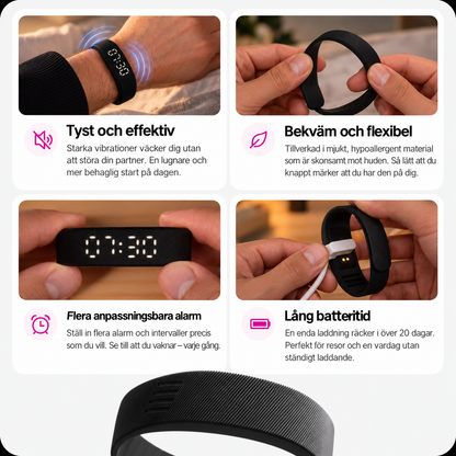 Rise vibration alarm